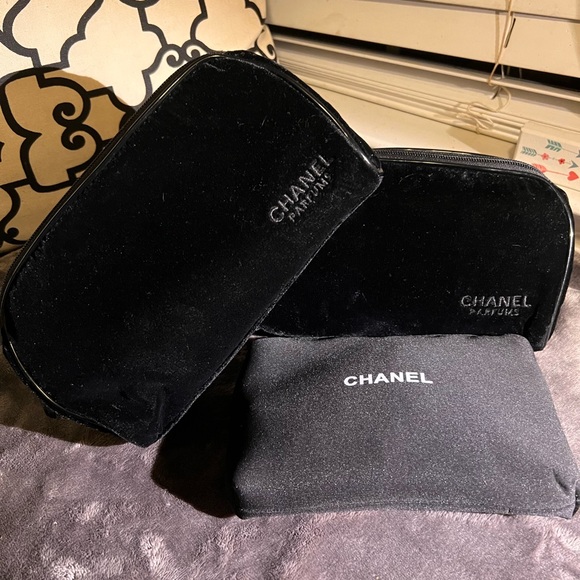 CHANEL Handbags - Chanel Beauty Bags Bundle with Dust Dag